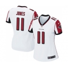 Women's Atlanta Falcons #11 Julio Jones Game White Football Jersey