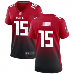 Women's Atlanta Falcons #15 Matthew Judon Red Black Stitched Jersey