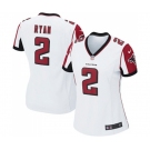 Women's Atlanta Falcons #2 Matt Ryan Game White Football Jersey