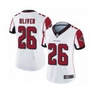 Women's Atlanta Falcons #26 Isaiah Oliver White Vapor Untouchable Limited Player Football Jersey