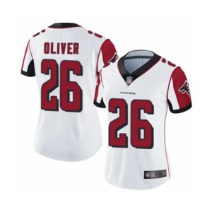 Women's Atlanta Falcons #26 Isaiah Oliver White Vapor Untouchable Limited Player Football Jersey