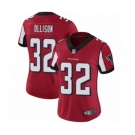 Women's Atlanta Falcons #32 Qadree Ollison Red Team Color Vapor Untouchable Limited Player Football Jersey