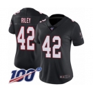 Women's Atlanta Falcons #42 Duke Riley Black Alternate Vapor Untouchable Limited Player 100th Season Football Jersey