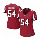 Women's Atlanta Falcons #54 Foye Oluokun Game Red Team Color Football Jersey