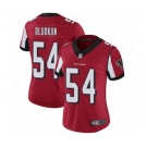 Women's Atlanta Falcons #54 Foye Oluokun Red Team Color Vapor Untouchable Limited Player Football Jersey