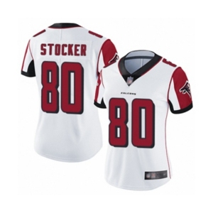 Women's Atlanta Falcons #80 Luke Stocker White Vapor Untouchable Limited Player Football Jersey