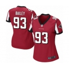 Women's Atlanta Falcons #93 Allen Bailey Game Red Team Color Football Jersey