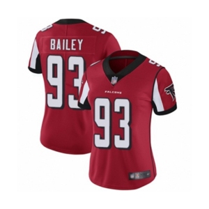 Women's Atlanta Falcons #93 Allen Bailey Red Team Color Vapor Untouchable Limited Player Football Jersey