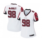 Women's Atlanta Falcons #98 Takkarist McKinley Game White Football Jersey