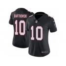 Women's Nike Atlanta Falcons #10 Steve Bartkowski Vapor Untouchable Limited Black Alternate NFL Jersey