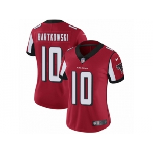 Women's Nike Atlanta Falcons #10 Steve Bartkowski Vapor Untouchable Limited Red Team Color NFL Jersey