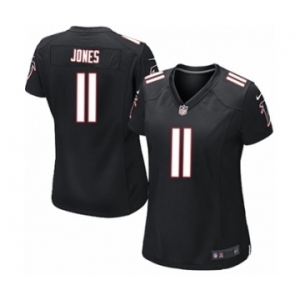 Women's Nike Atlanta Falcons #11 Julio Jones Black Alternate NFL Jersey