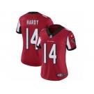 Women's Nike Atlanta Falcons #14 Justin Hardy Vapor Untouchable Limited Red Team Color NFL Jersey