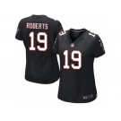 Women's Nike Atlanta Falcons #19 Andre Roberts Limited Black Alternate NFL Jersey