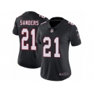 Women's Nike Atlanta Falcons #21 Deion Sanders Vapor Untouchable Limited Black Alternate NFL Jersey