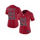 Women's Nike Atlanta Falcons #21 Desmond Trufant Limited Red Rush NFL Jersey