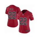 Women's Nike Atlanta Falcons #22 Keanu Neal Limited Red Rush NFL Jersey