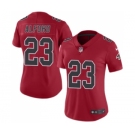 Women's Nike Atlanta Falcons #23 Robert Alford Limited Red Rush Vapor Untouchable NFL Jersey