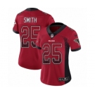 Women's Nike Atlanta Falcons #25 Ito Smith Limited Red Rush Drift Fashion NFL Jersey