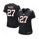 Women's Nike Atlanta Falcons #27 Damontae Kazee Game Black Alternate NFL Jersey