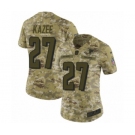 Women's Nike Atlanta Falcons #27 Damontae Kazee Limited Camo 2018 Salute to Service NFL Jersey