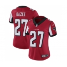 Women's Nike Atlanta Falcons #27 Damontae Kazee Red Team Color Vapor Untouchable Limited Player NFL Jersey