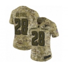 Women's Nike Atlanta Falcons #28 Justin Bethel Limited Camo 2018 Salute to Service NFL Jersey