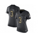 Women's Nike Atlanta Falcons #3 Matt Bryant Limited Black 2016 Salute to Service NFL Jersey