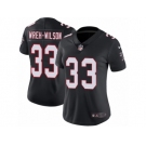 Women's Nike Atlanta Falcons #33 Blidi Wreh-Wilson Black Alternate Vapor Untouchable Limited Player NFL Jersey