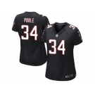 Women's Nike Atlanta Falcons #34 Brian Poole Limited Black Alternate NFL Jersey