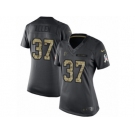 Women's Nike Atlanta Falcons #37 Ricardo Allen Limited Black 2016 Salute to Service NFL Jersey