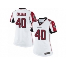 Women's Nike Atlanta Falcons #40 Derrick Coleman Limited White NFL Jersey