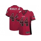 Women's Nike Atlanta Falcons #44 Vic Beasley Jr Red Team Color Stitched NFL Elite Drift Fashion Jersey