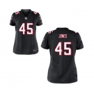 Women's Nike Atlanta Falcons #45 Deion Jones Black Alternate NFL Jersey