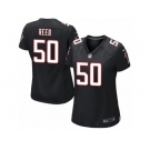 Women's Nike Atlanta Falcons #50 Brooks Reed Limited Black Alternate NFL Jersey