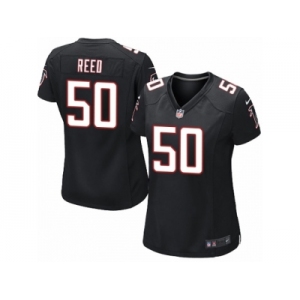 Women's Nike Atlanta Falcons #50 Brooks Reed Limited Black Alternate NFL Jersey