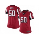 Women's Nike Atlanta Falcons #50 Brooks Reed Limited Red Team Color NFL Jersey