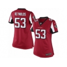 Women's Nike Atlanta Falcons #53 LaRoy Reynolds Limited Red Team Color NFL Jersey