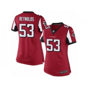 Women's Nike Atlanta Falcons #53 LaRoy Reynolds Limited Red Team Color NFL Jersey