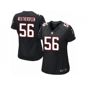 Women's Nike Atlanta Falcons #56 Sean Weatherspoon Limited Black Alternate NFL Jersey