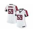 Women's Nike Atlanta Falcons #59 De'Vondre Campbell Limited White NFL Jersey