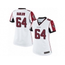 Women's Nike Atlanta Falcons #64 Sean Harlow Limited White NFL Jersey