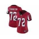 Women's Nike Atlanta Falcons #72 Hugh Thornton Vapor Untouchable Limited Red Team Color NFL Jersey