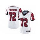 Women's Nike Atlanta Falcons #72 Hugh Thornton Vapor Untouchable Limited White NFL Jersey