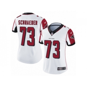 Women's Nike Atlanta Falcons #73 Ryan Schraeder Vapor Untouchable Limited White NFL Jersey