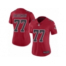 Women's Nike Atlanta Falcons #77 Ra'Shede Hageman Limited Red Rush NFL Jersey