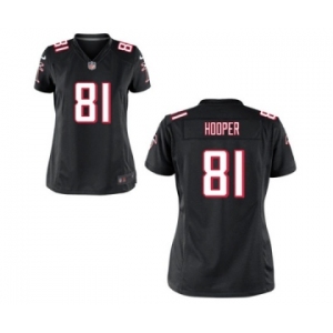 Women's Nike Atlanta Falcons #81 Austin Hooper Black Alternate NFL Jersey