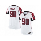 Women's Nike Atlanta Falcons #90 Derrick Shelby Limited White NFL Jersey