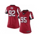 Women's Nike Atlanta Falcons #92 Dontari Poe Limited Red Team Color NFL Jersey