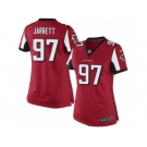 Women's Nike Atlanta Falcons #97 Grady Jarrett Limited Red Team Color NFL Jersey